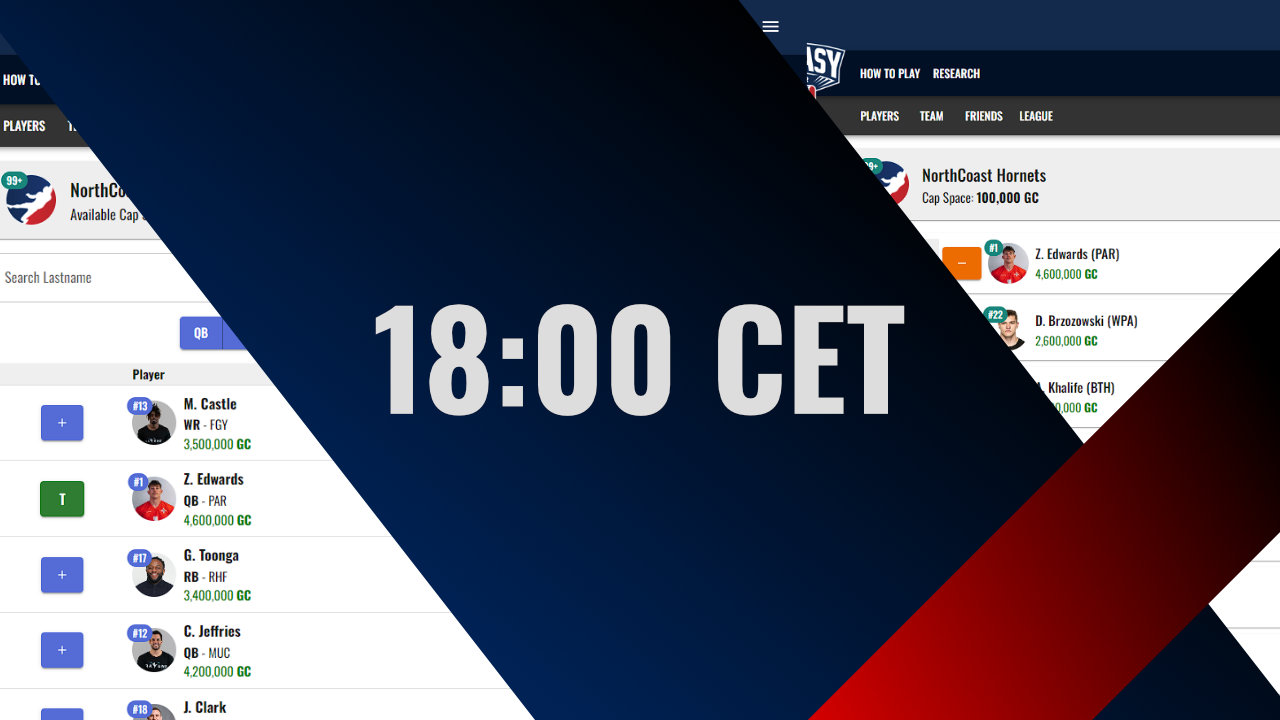 Fantasy Manager Launch: Today 18:00 CET